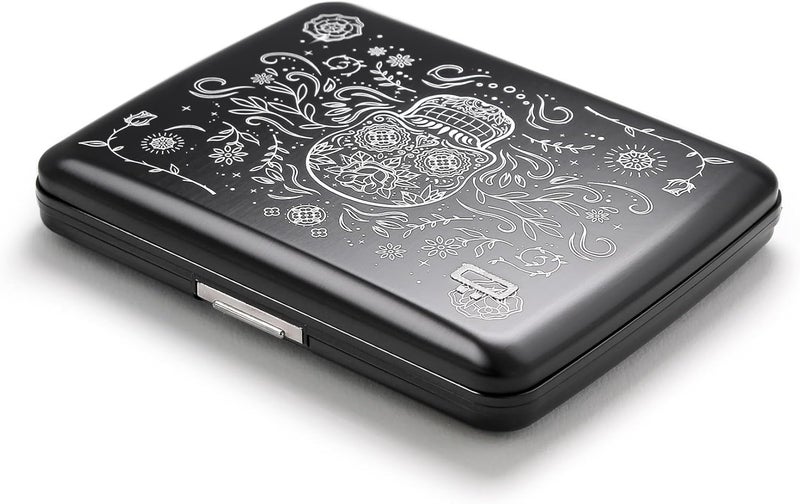 ÖGON -DESIGNS- Aluminum wallet, Large capacity with metal lock, RFID Protection against fraud and demagnetization, Smart Case OSLO Large model - Image 4